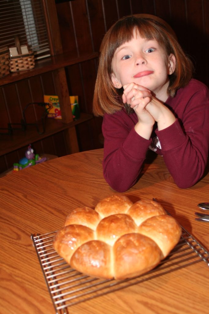 Ready to enjoy homemade bread.