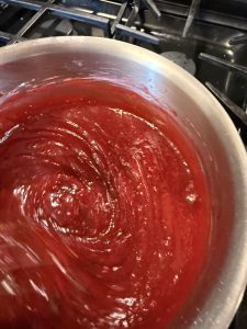 Raspberry filling
